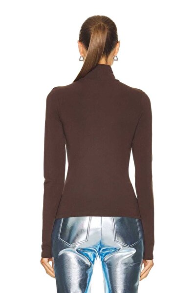 Zagrep Γυναικεία Μπλούζα Ζέρσεϊ Εισαγόμενη Καφέ Χρώμα Ζιόν