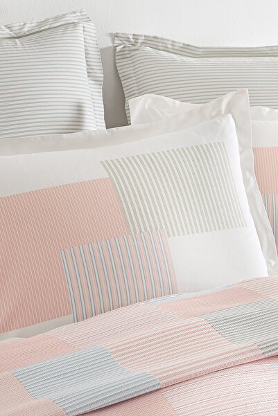 Puffy Romarin Çift Kişilik Ranforce Pike Takımı - Blush