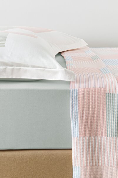 Puffy Romarin Çift Kişilik Ranforce Pike Takımı - Blush