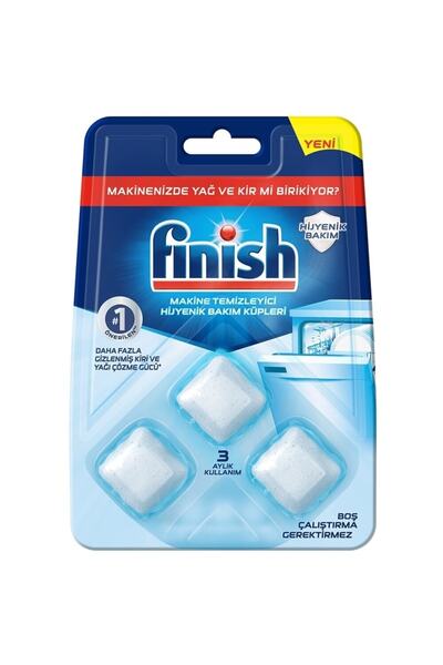 Finish Bulaşık Makinesi Temizleyici Tablet 3'lü