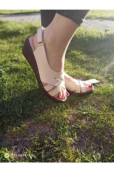 Beige Wedge Shoes Styles Prices Trendyol