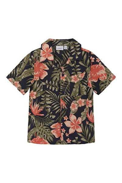 Name it Half Sleeve Floral Patterned Boy's Shirt