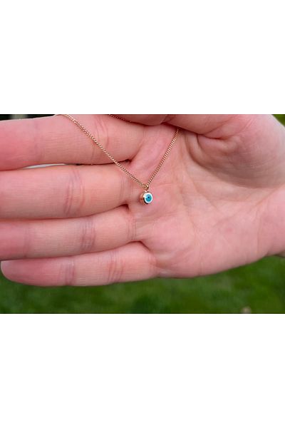 Asiaxesuar Evil Eye Bead Necklace VIP