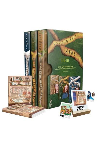 Ren Kitap Yeşilin Kızı Anne Kutulu Set (2021 Takvimi Ve Ajanda Hediyeli)