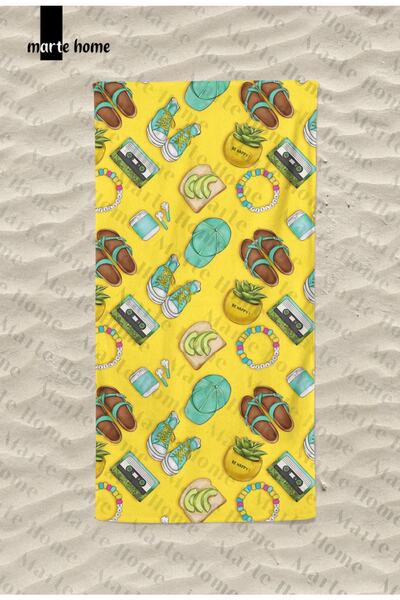 Marte Home وقت الصيف 3 منشفة الشاطئ