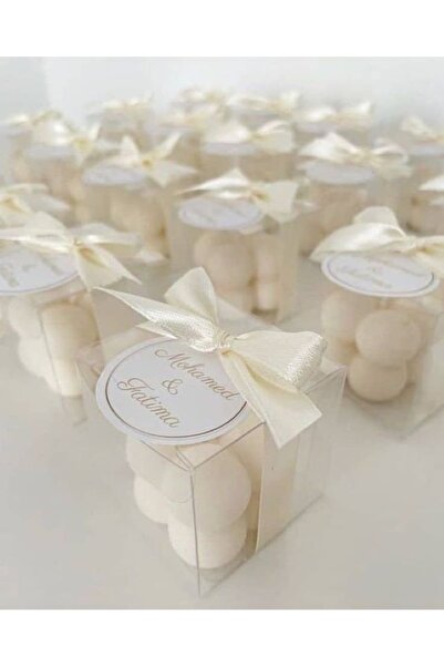 PASAMİA Düğün Kına Nişan Söz Soya Bubble Mum
