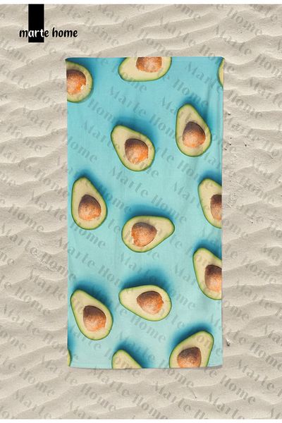 Marte Home Avocado - Printed Beach Towel
