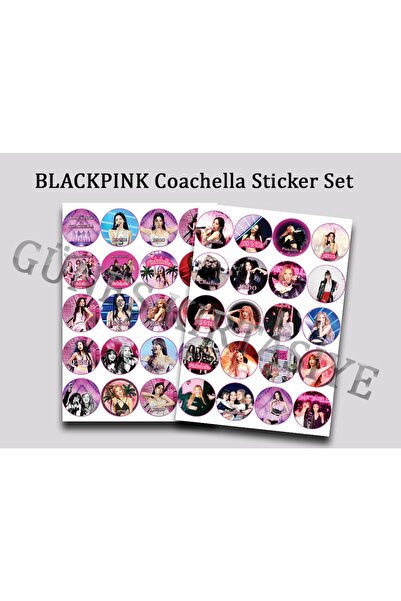 Güneş Kırtasiye Blackpink Coachella Sticker Set 2 Sayfa 40 Etiket