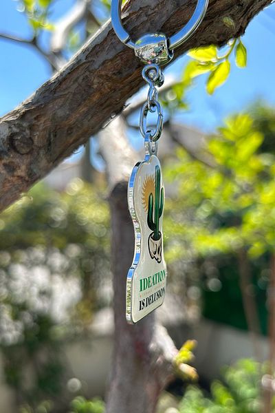 CoNotes Cactus Designed Keychain