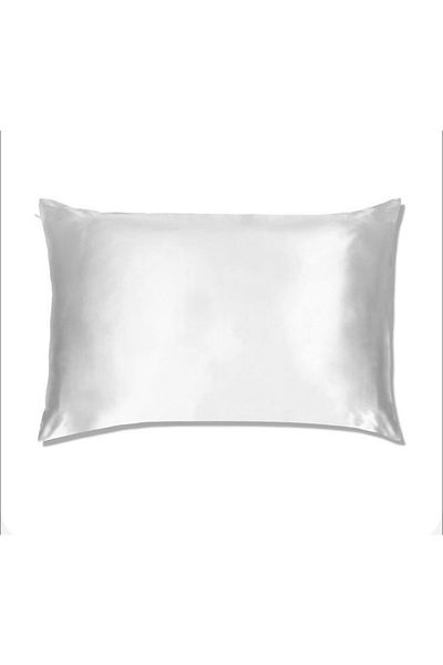 Dhara Silk 100% Genuine Silk Pillowcase White (Anti-Aging) - 50x70cm