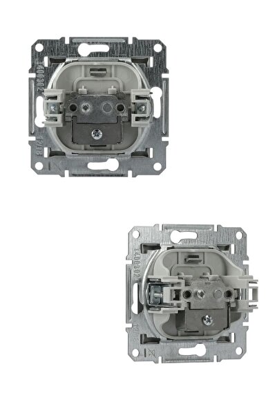 SCHNEIDER مقبس تلفزيون Asfora Cream مع موصل F ونهاية Sat - مؤطر