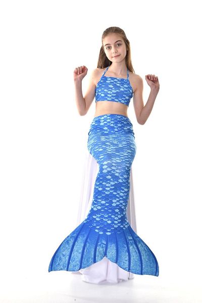 Rs Ramuni Costum de baie și costum de sirenă pentru fete