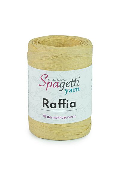 Spagettiyarn Φυσικό νήμα πλεξίματος Raffia