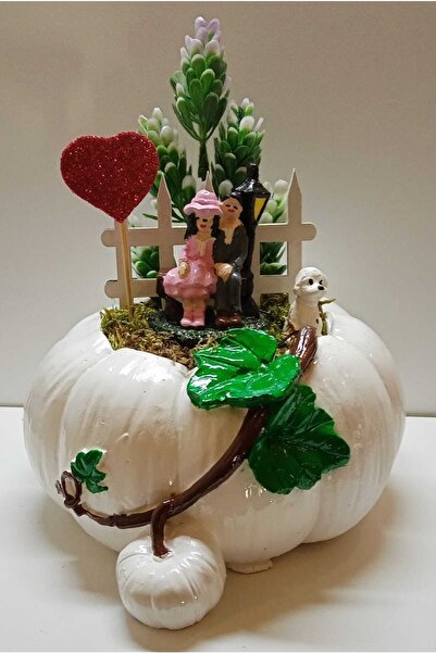 Decorium Evlilik Yıl Dönümü Hediyesi Sevgiliye Hediye Bankta Oturan Romantik ...