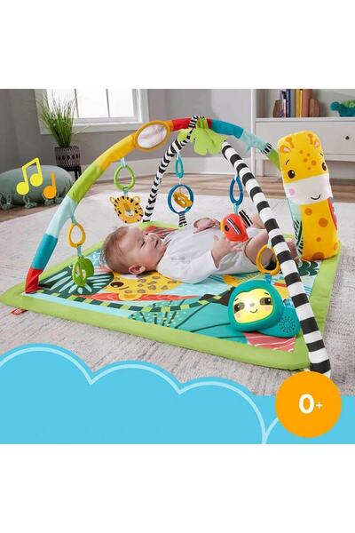 FISHER PRICE 3'ü 1 Arada Yağmur Ormanı Duyusal Spor Salonu Hjw08