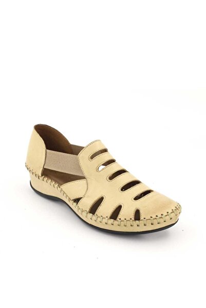 Venüs 18791395 Kadın Deri Lastikli Comfort Delikli Sandalet