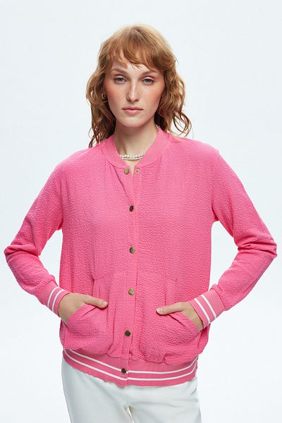 Love My Body Bomberjacke – Snap-Design