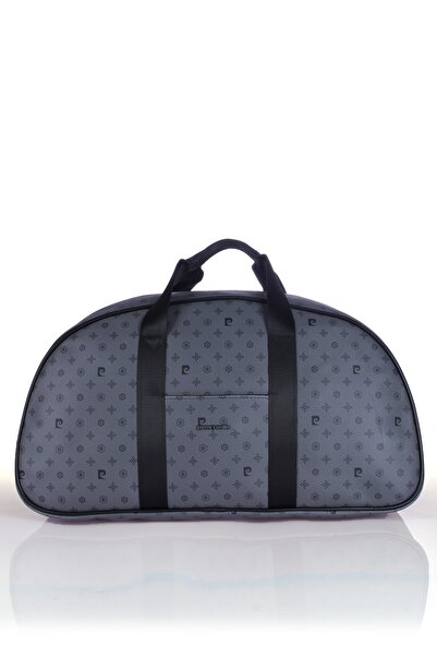 Pierre Cardin 04pc001206 El Valizi Bavul Spor Çantası Valiz Baskılı Gri