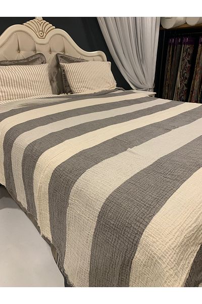 aky home style Двойно кувертюрно покривало за легло от муселин 230x230