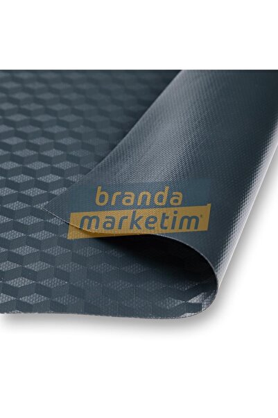 Branda Marketim 3d Blockout Pvc Pergola Branda Kumaşı Antrasit