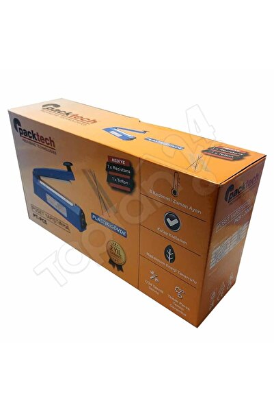 Packtech 20 Cm Poşet Ağzı Kapama Yapıştırma Makinesi Metal