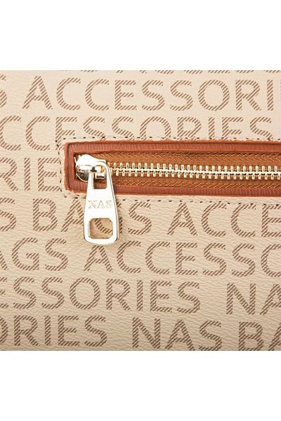 By Hakan Nas Bag-1288 Written Γυναικεία Τσάντα ώμου Τσάντα ώμου Mink Tan