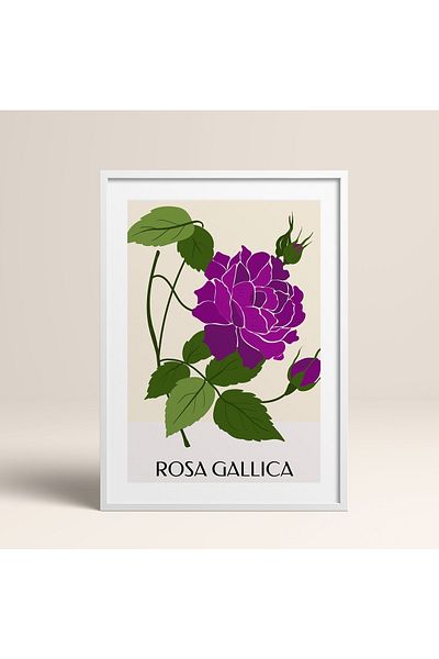 HOMEPACK Înramă Flori înflorite Flori abstracte Pictură de artă modernă