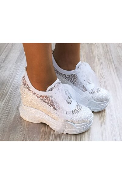 Ayakkabı Tutkusu Stilo ® Gelin Ayakkabısı Içten Gizli Topuk 12cm