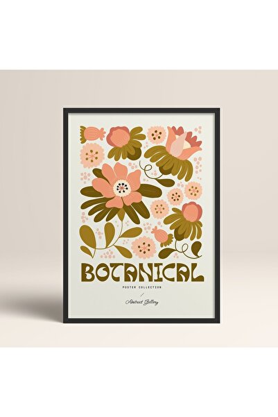 HOMEPACK Crna slika u drvenom okviru, uokviren poster, umetnički moderni zidn...