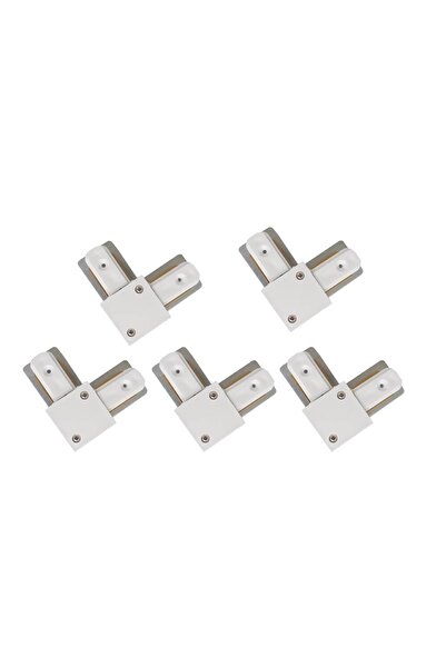 Mimarled Monofaze Ray L Dönüş Birleştirme Aparatı 5 Adet Beyaz