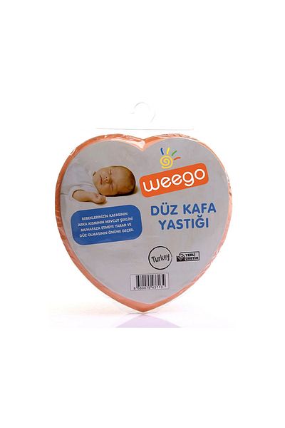 Weego وسادة الرأس المسطحة وسادة تشكيل رأس الطفل الموصى بها من قبل أطباء الأطفال