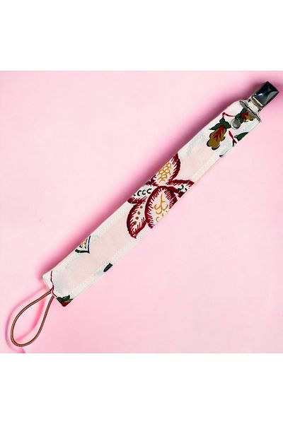 LusnikaStore Pacifier Hanger - Pacifier Chain 100% Cotton - Washable