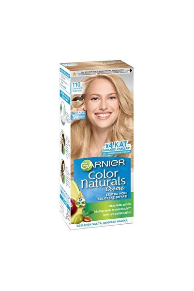 Garnier Color Naturals Creme 110 Ekstra Açık Doğal Sarı Kalıcı Saç Boyası