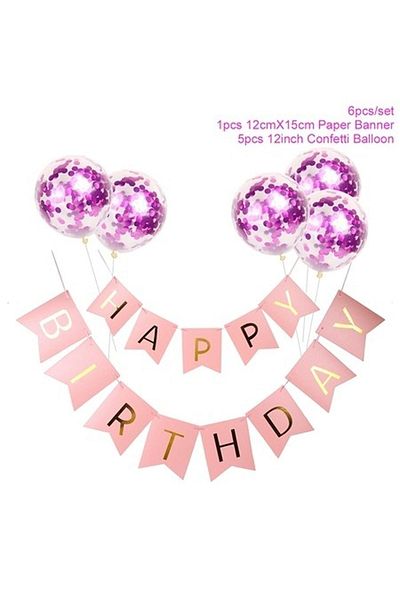Mini Parti Σετ γενεθλίων Mini Party Store Balloon Confetti