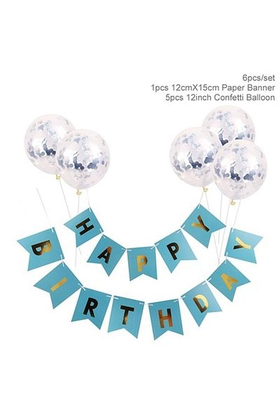 Mini Parti Σετ γενεθλίων Mini Party Store Balloon Confetti