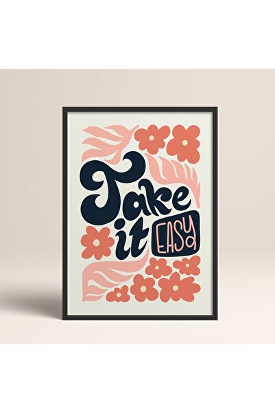 HOMEPACK Crna slika u drvenom okviru, uokviren poster, umetnički moderni zidn...