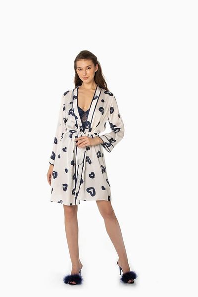 Pierre Cardin Set cămașă de noapte și rochie cu imprimeu din satin - 2406