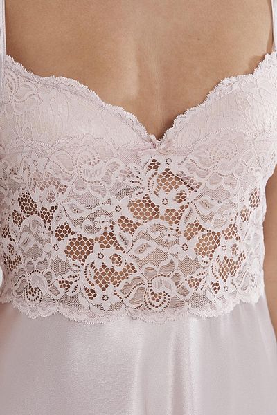 Pierre Cardin Satin Lace Nightgown - 627
