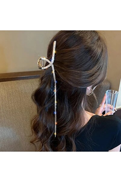 GÜLPEŞE Cataramă cu zăvor din metal auriu de dimensiuni mari, New Trend Dangle