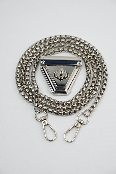 Prestij Boncuk Σετ κατασκευής πορτοφολιού με μεταλλική αλυσίδα σε χρυσό χρώμα