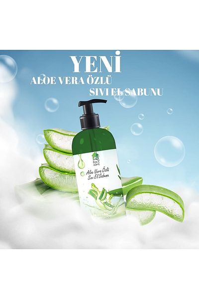 Poxy Aloe Vera Extract Liquid Hand Soap 400 Ml 2 Pieces
