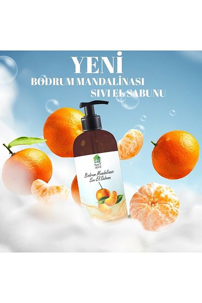 Poxy Bodrum Tangerine Liquid Hand Soap 400 Ml
