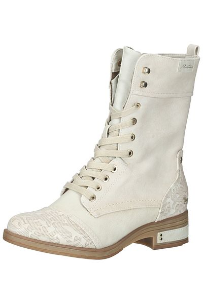 Mustang Stiefelette - Blau - Blockabsatz