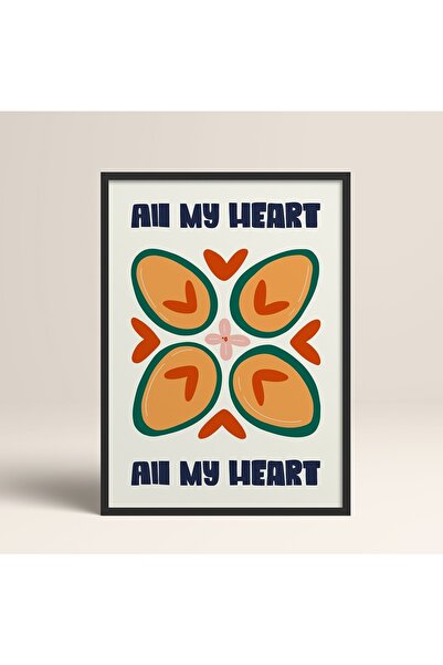 HOMEPACK Crna slika u drvenom okviru, uokviren poster, umetnički moderni zidn...