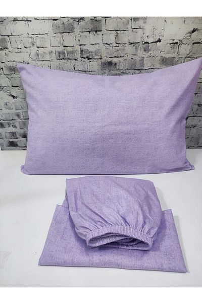 GASEL ÇARŞI Cotton Single Solid Color Elastic Sheet Set