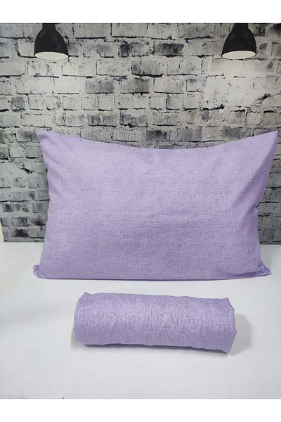 GASEL ÇARŞI Cotton Single Solid Color Elastic Sheet Set
