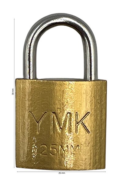 yuma kilit Ymk Hooked Padlock Short Yellow 25 Mm