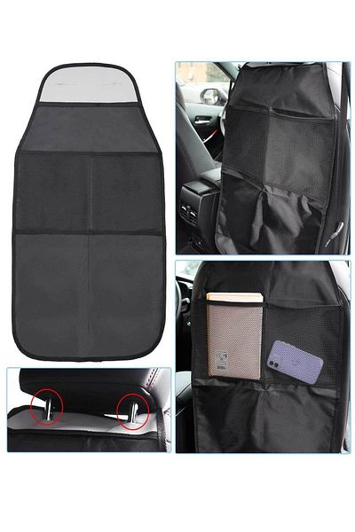 RevuBaby Seat Back Organizer Mesh Pocket Seat Back Anti-Fouling Seat Protector Vehicle 1 Piece