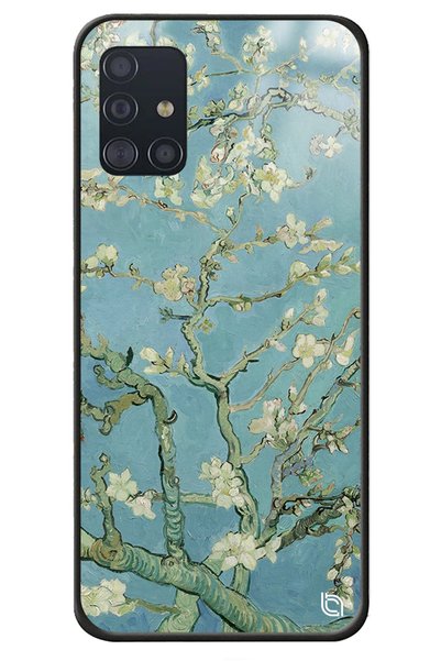 WANNA PROTECT Samsung A71 Camera Protected Van Gogh Almond Blossom Premium Pa...