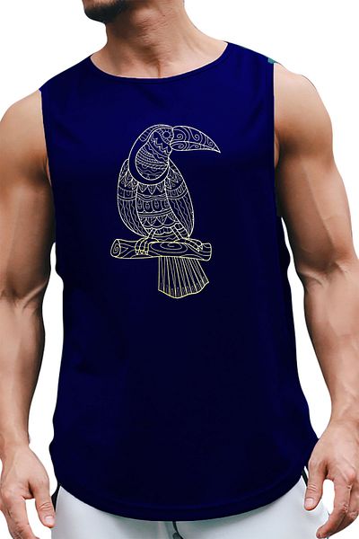 BLUU Parrot Αμάνικο αθλητικό μπλουζάκι Tank Top Sports Singlet